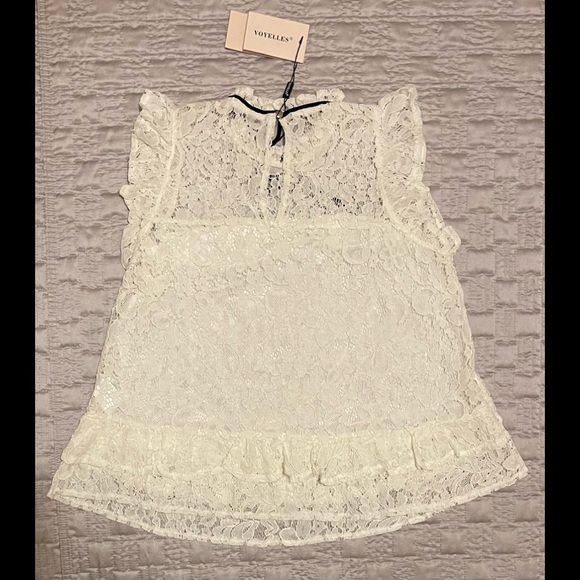 Pink Boutique white lace top - Picture 6 of 7